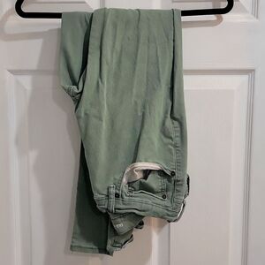 Old Navy Olive Slim Chinos 32x30